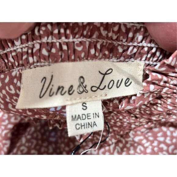 Vine & love blouse size S - Picture 8 of 9
